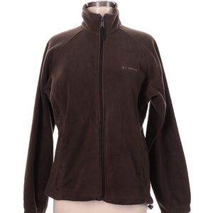 Columbia Jacket, Brown, Elastic Waist Band, Size L